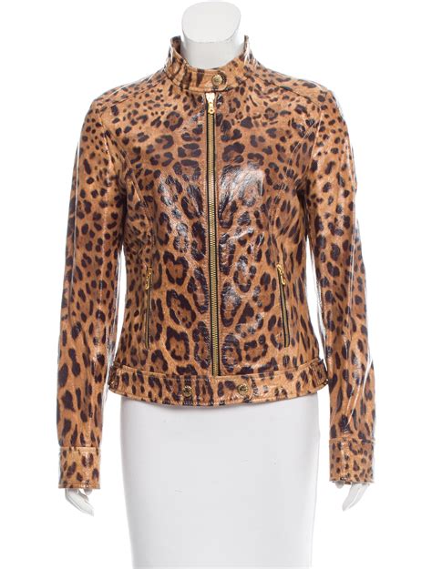 dolce and gabbana leopard jacket